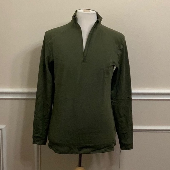 PolarMax 4.0 HEAVYWEIGHT ZIP MOCK - OD Green - Picture 2 of 15